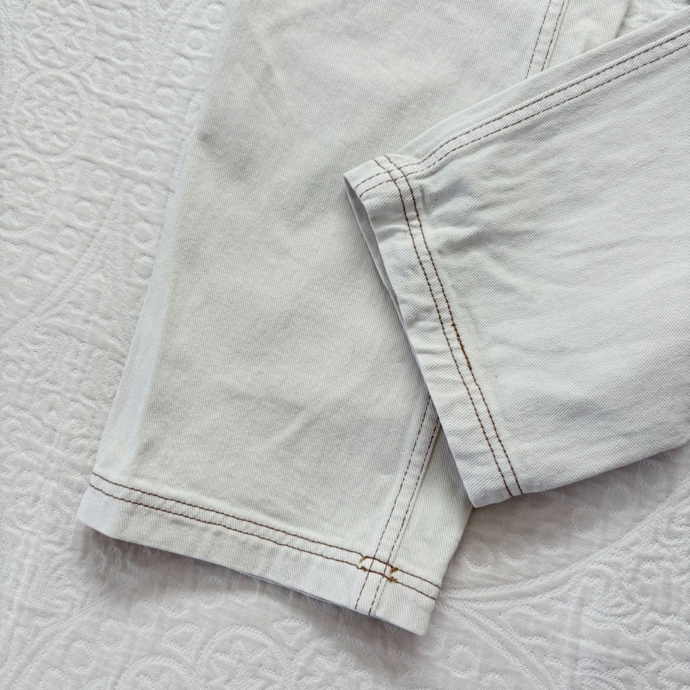 Pacsun Women's Utility Cargo Pants, Off White - Picture 6 of 8